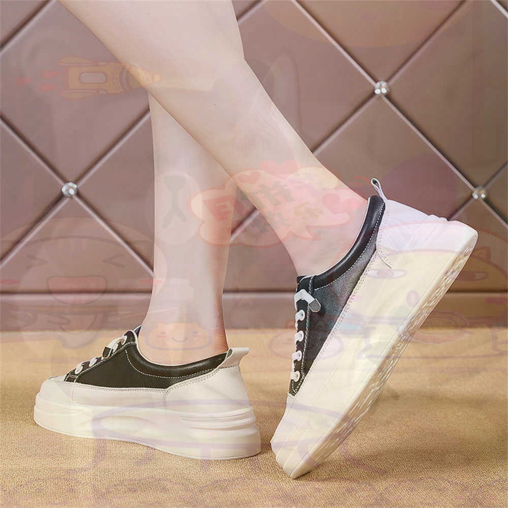 Women'S Fashion From The 50S - Lace-up Chunky Loafers Woman Skateboarding Sports