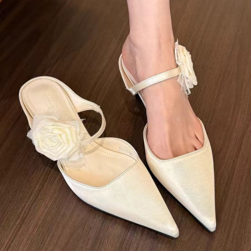 Women'S Fashion Underwear - Eilyken Sexy Silk Slingback Pointed Toe