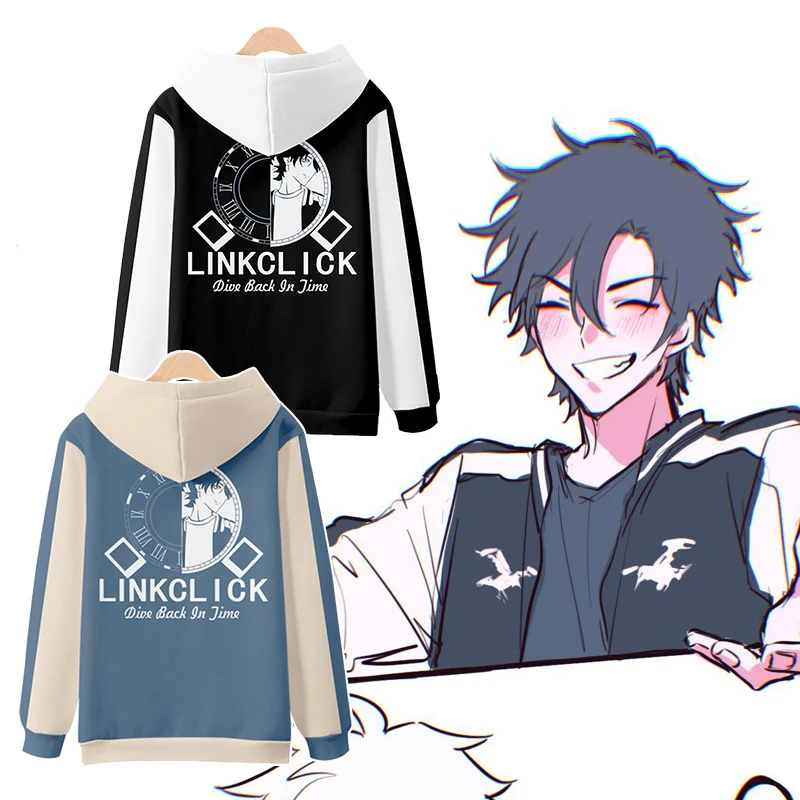 Women'S Fashion Zip Hoodie - Link Click Anime Shiguang Daili Ren