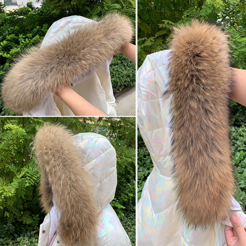 Women'S Fashion Parka - Real Fur Collar for Coat Parkas
