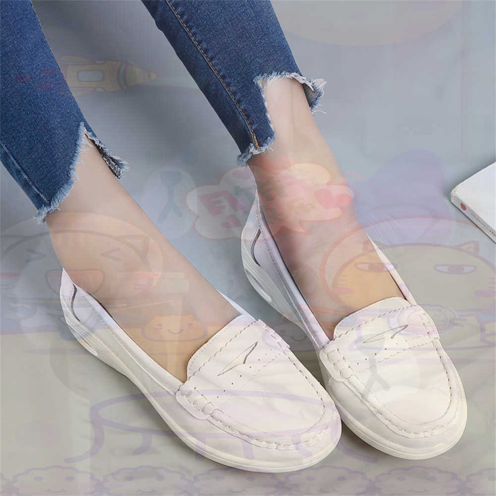 Women'S Fashion From The 50S - Soft Slip-on Womens Large Size Shoes