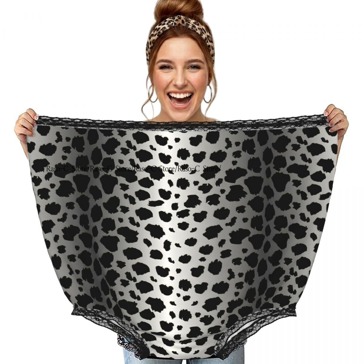 Women'S Fashion Underwear - Funny Gag Granny Underwear Leopard Pattern