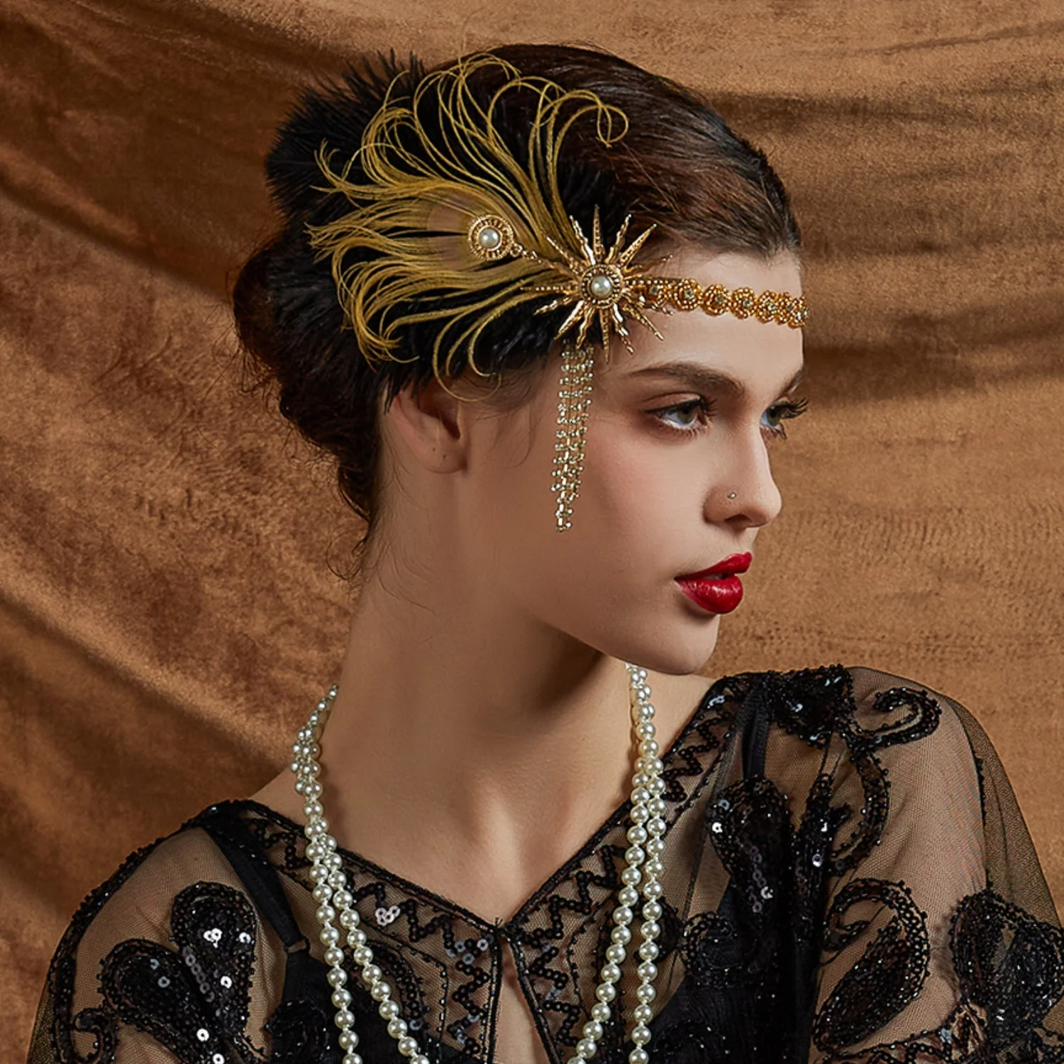 Rhinestone HairBand 1920s Vint - Women'S Fashion In The 1920S review and price
