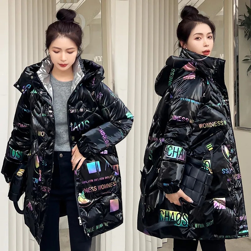 2026 Fashion New Bright Fabric - Women'S Fashion Parka review and price