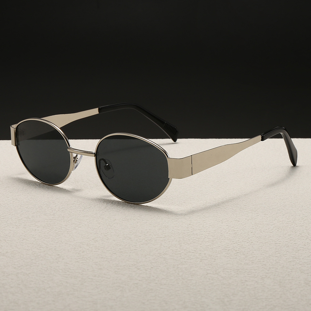 Trendy Round Frame Metal Sungl - Women Fashion Glasses review and price