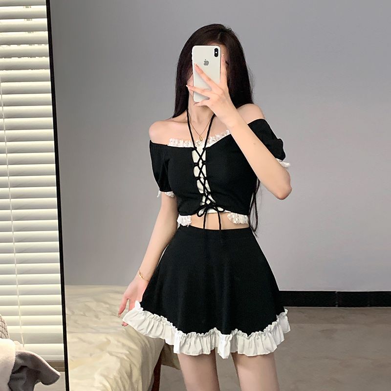 Instagram Style Women Two Piec - Women Fashion Korean review and price