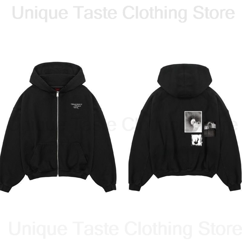 Jackson Wang MAGICMAN 2 Same Z - Women'S Fashion Zip Hoodie review and price