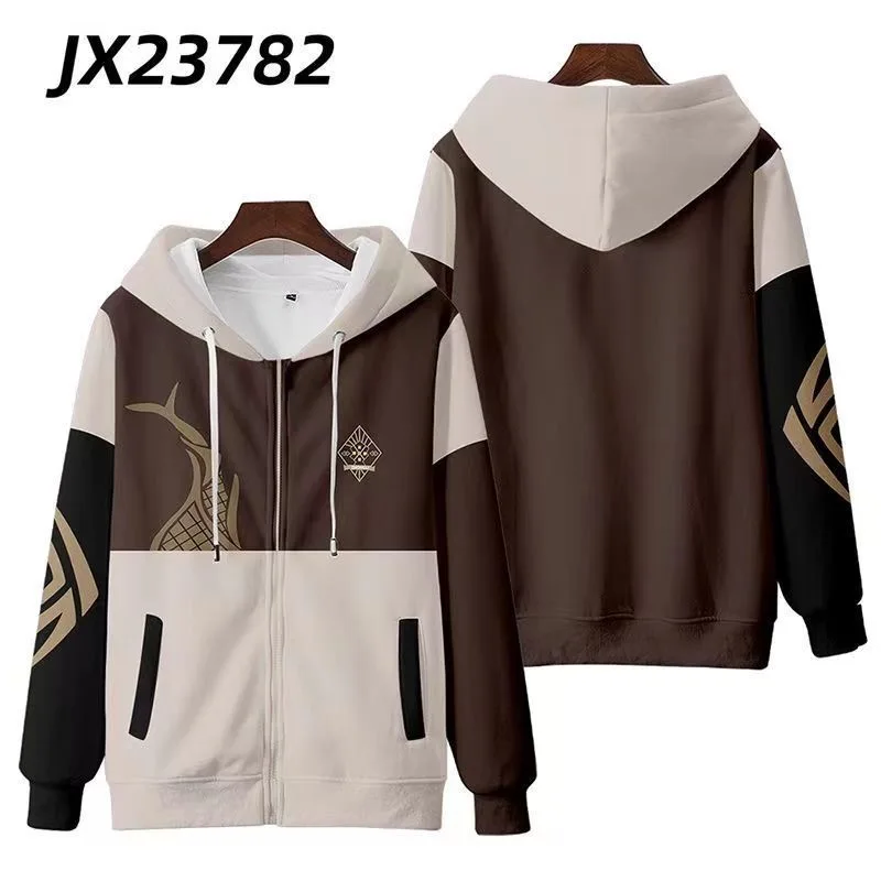Genshin Impact Zhongli 3D Prin - Women'S Fashion Zip Hoodie review and price