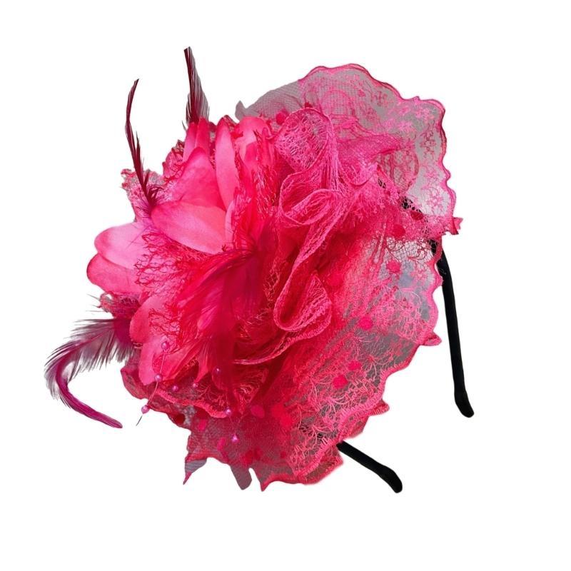 A52E Lace Flower Hair Hoop for - Women'S Fashion In The 1920S review and price