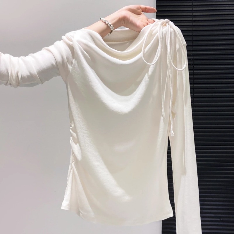 Women Drawstring Off Shoulder  - Off Shoulder Top review and price