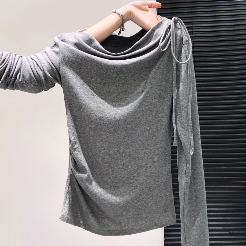 Women Drawstring Off Shoulder  - Off Shoulder Top review and price