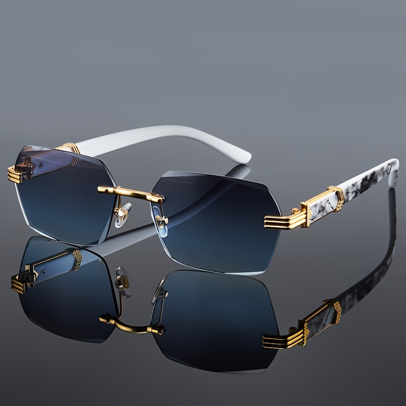 Fashion Rimless Sunglasses Men - Women Fashion Glasses review and price
