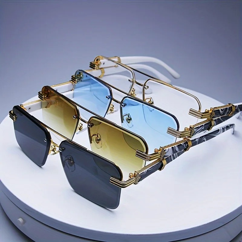 Fashion Rimless Sunglasses Men - Women Fashion Glasses review and price
