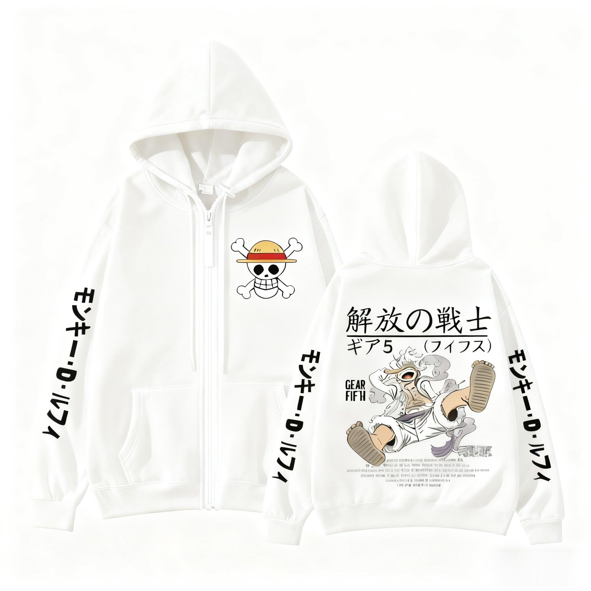 Monkey D Luffy Gear 5 One Piec - Women'S Fashion Zip Hoodie review and price