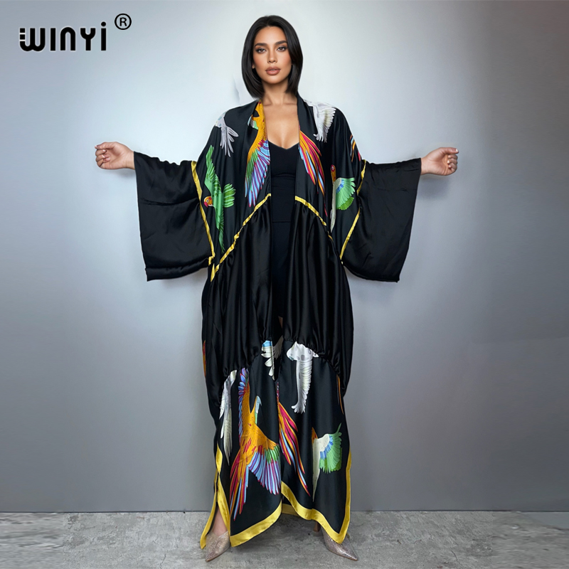 WINYI print boho kimono maxi b - Women'S Fashion Kimono review and price