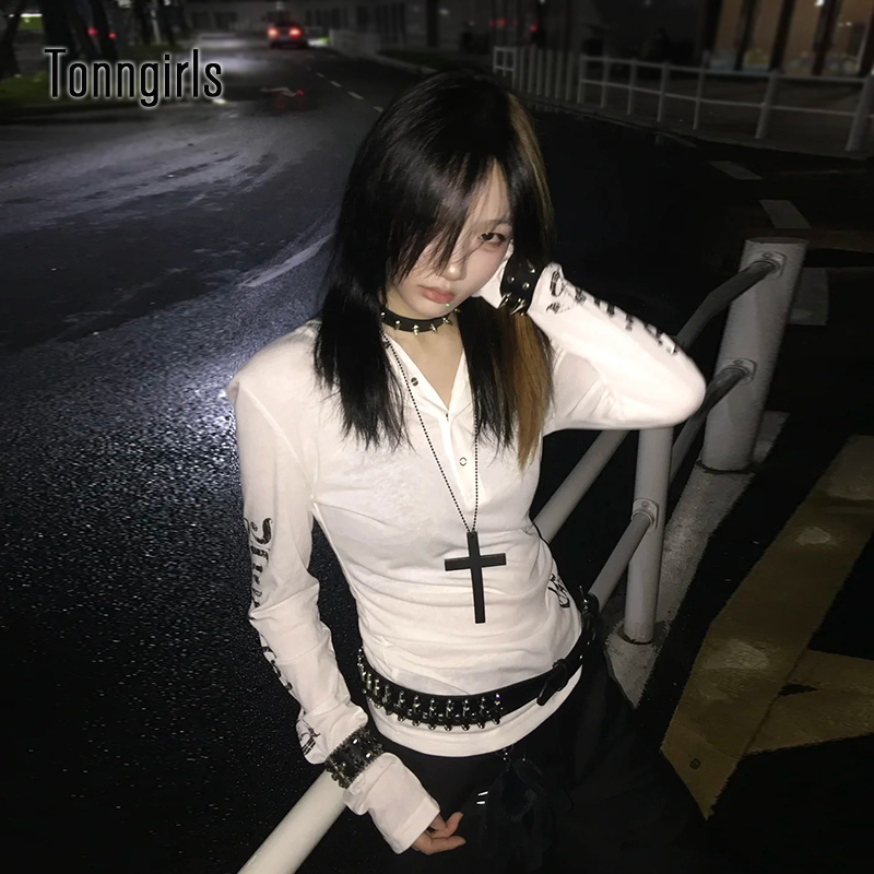 Tonngirls Y2k Vintage T Shirt  - Women'S Fashion Zip Hoodie review and price