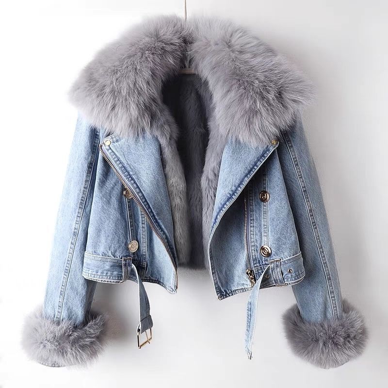 AW New Women Faux Fox Fur Coll - Women'S Fashion Parka review and price