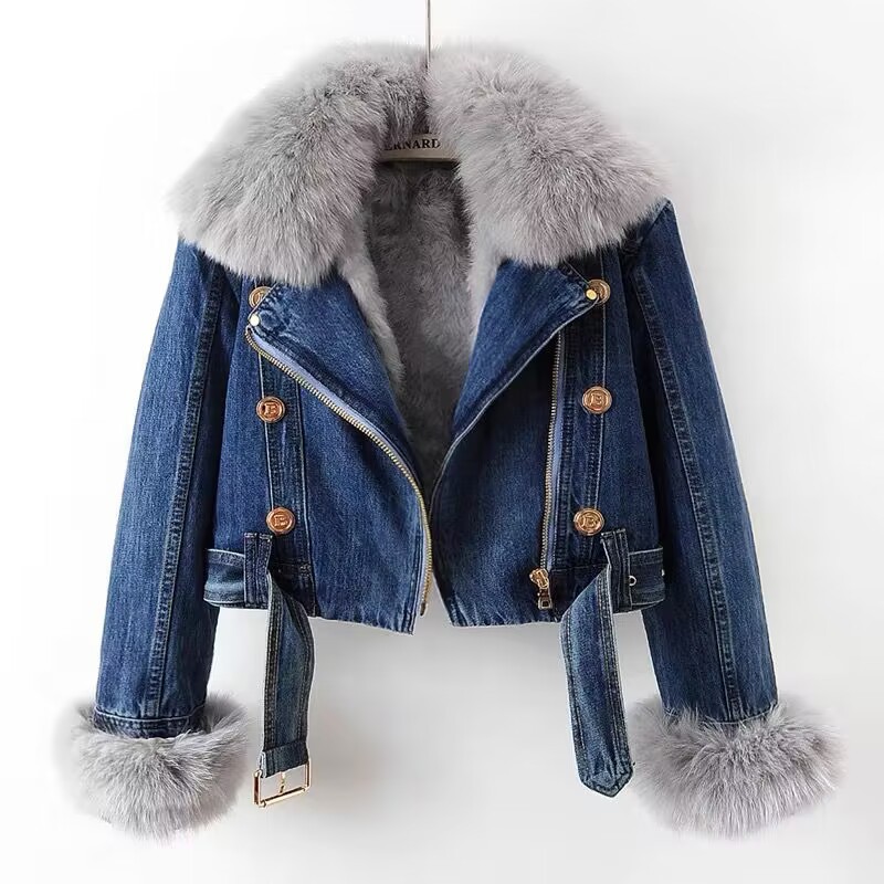 AW New Women Faux Fox Fur Coll - Women'S Fashion Parka review and price