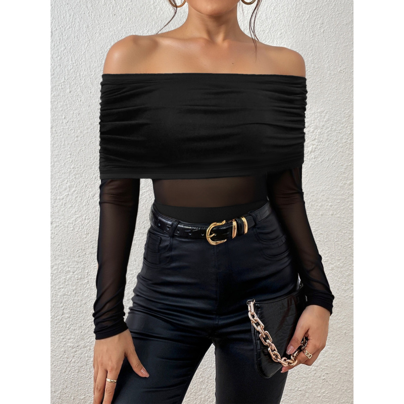 Spring And Autumn Off-Shoulder - Off Shoulder Top review and price