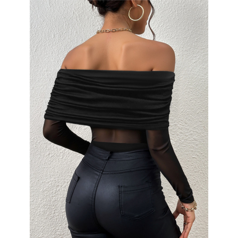 Spring And Autumn Off-Shoulder - Off Shoulder Top review and price