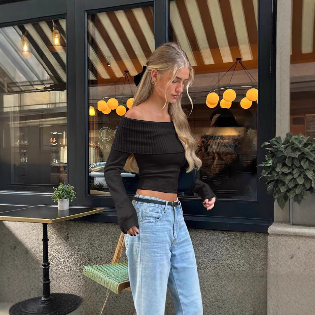 Street Fashion Off Shoulder To - Off Shoulder Top review and price