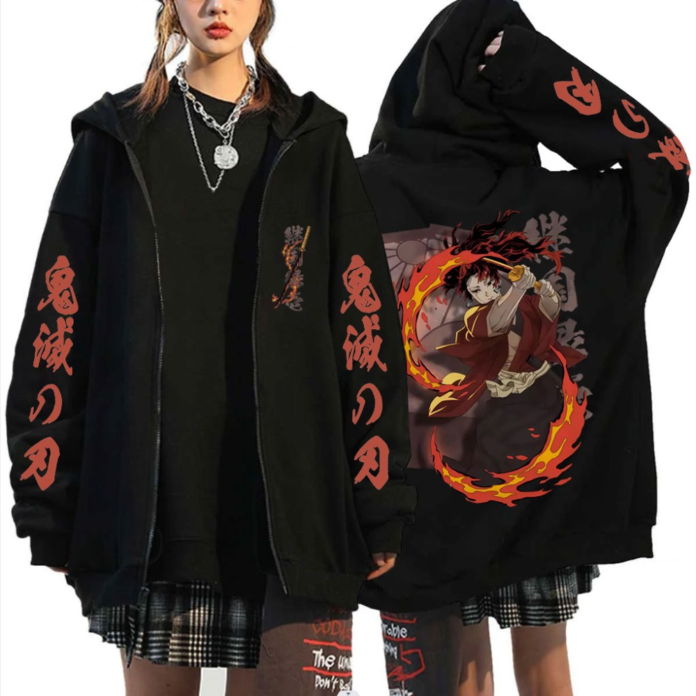 New Demon Slayer Tsugikuni Yor - Women'S Fashion Zip Hoodie review and price