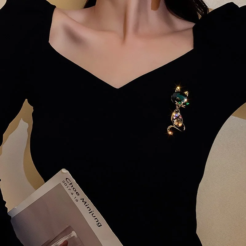 2024 Korean Rhinestone Cat Pen - Women Fashion Korean review and price