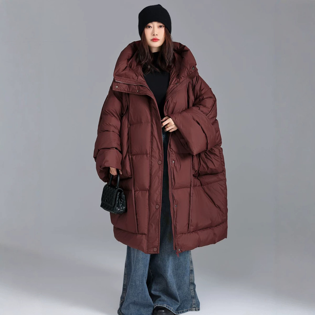 Oversize Mid Length Snow Parka - Women'S Fashion Parka review and price