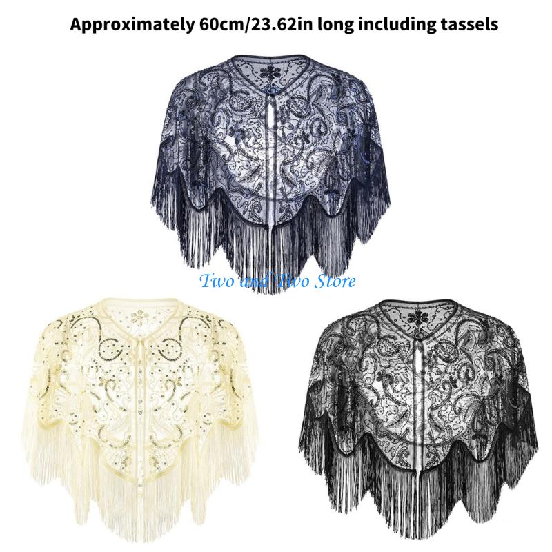 HX6F Sparkling Sequined Capele - Women'S Fashion In The 1920S review and price