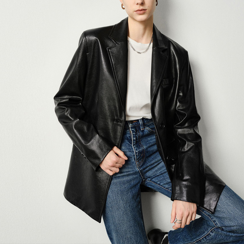 High Quality A-level Sheepskin - Women'S Fashion Blazer review and price
