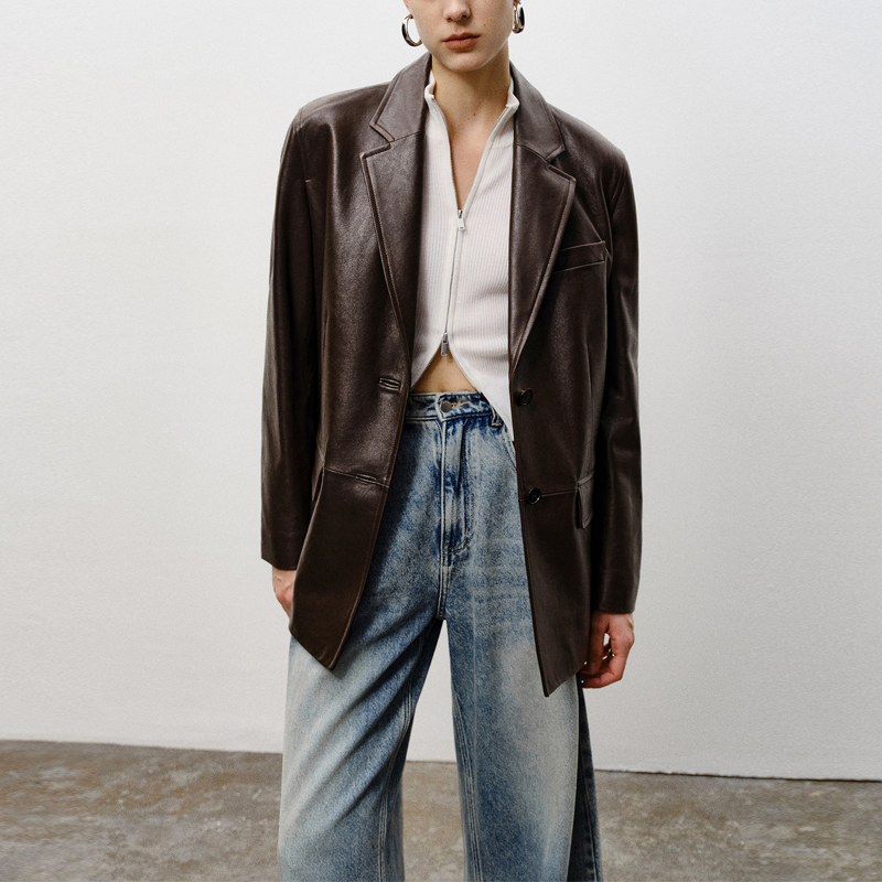 High Quality A-level Sheepskin - Women'S Fashion Blazer review and price