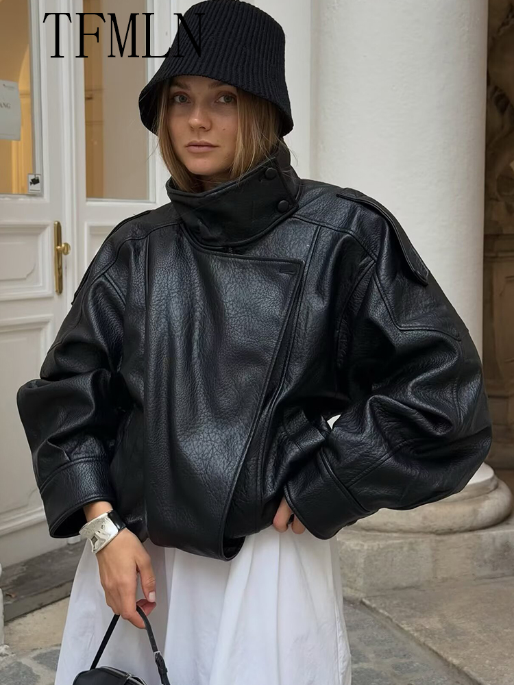 TFMLN 2025 Women Faux Leather  - Women'S Fashion Jackets review and price